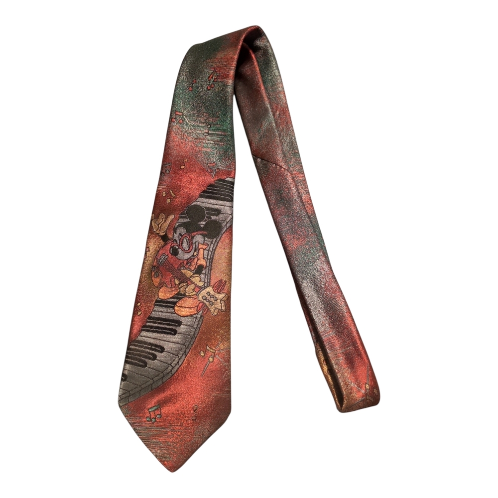 Vintage Disney Balantine The Tie Works Mickey Mouse Necktie